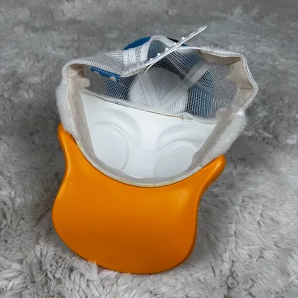 VTG 1980s Donald Duck Snapback Hard Billed Hat Child Disney Character Fashions - Picture 6 of 9